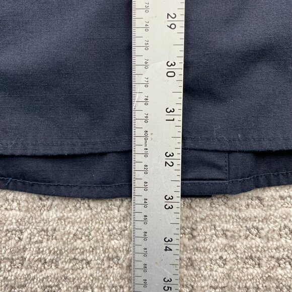 5.11 Tactical Shirt Men Medium Tall Neck 15-15.5 Black Button Up Polo Uniform - Picture 10 of 10